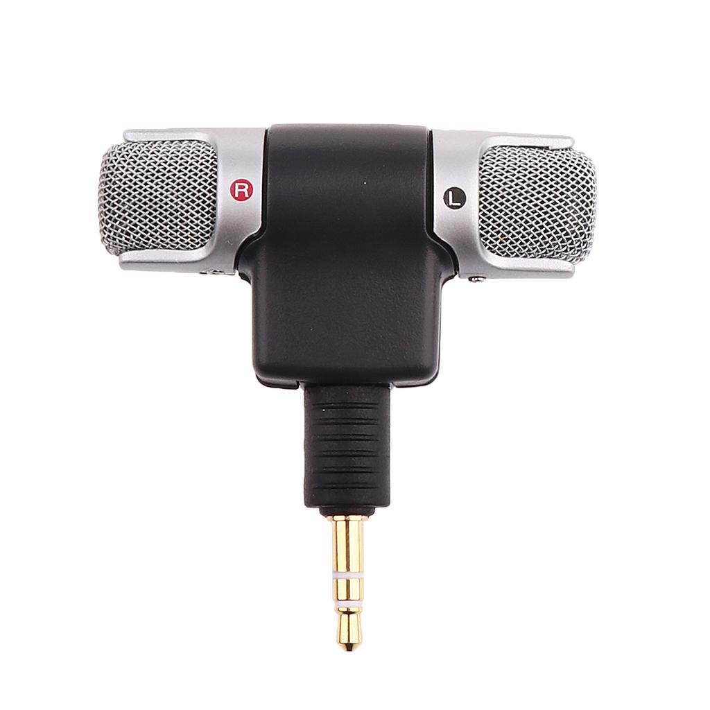 3.5mm Stereo Condenser Microphone + Mic Adapter + Tape for   3 3+ 4