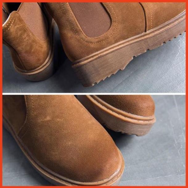 TLG Giày Chelsea Boot da lộn kiểu dáng thời trang 20470