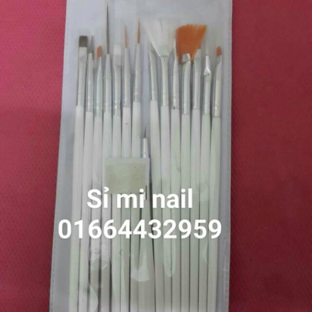 Bộ cọ vẽ cọ bản 3d vẽ gel... 15 cọ