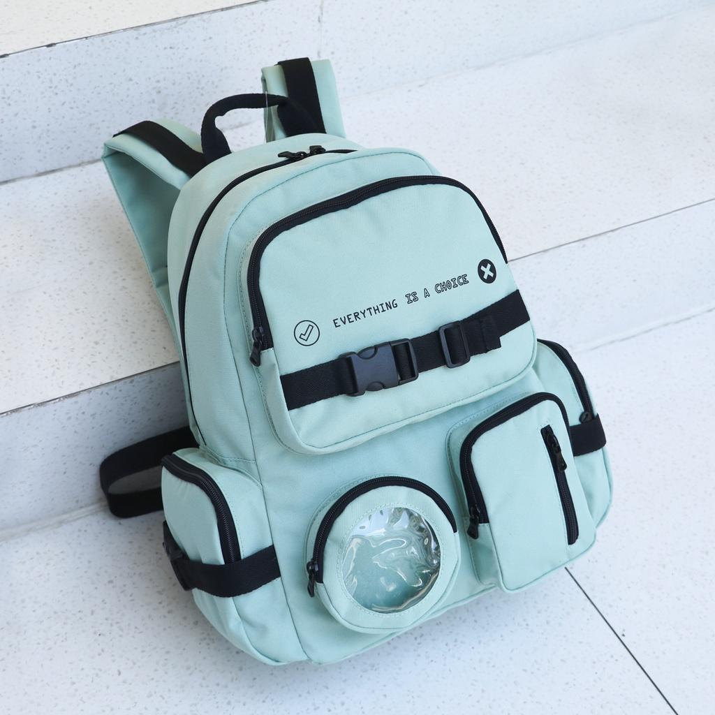 Balo học sinh BOM , kiểu dáng Unisex, thiết kế năng động