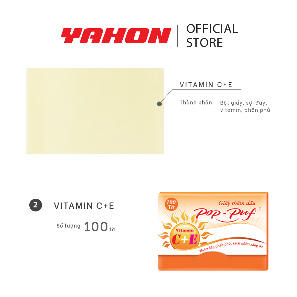 Combo 12 Hộp Giấy Thắm Dầu POP-PUF , 100 Tờ/Hộp
