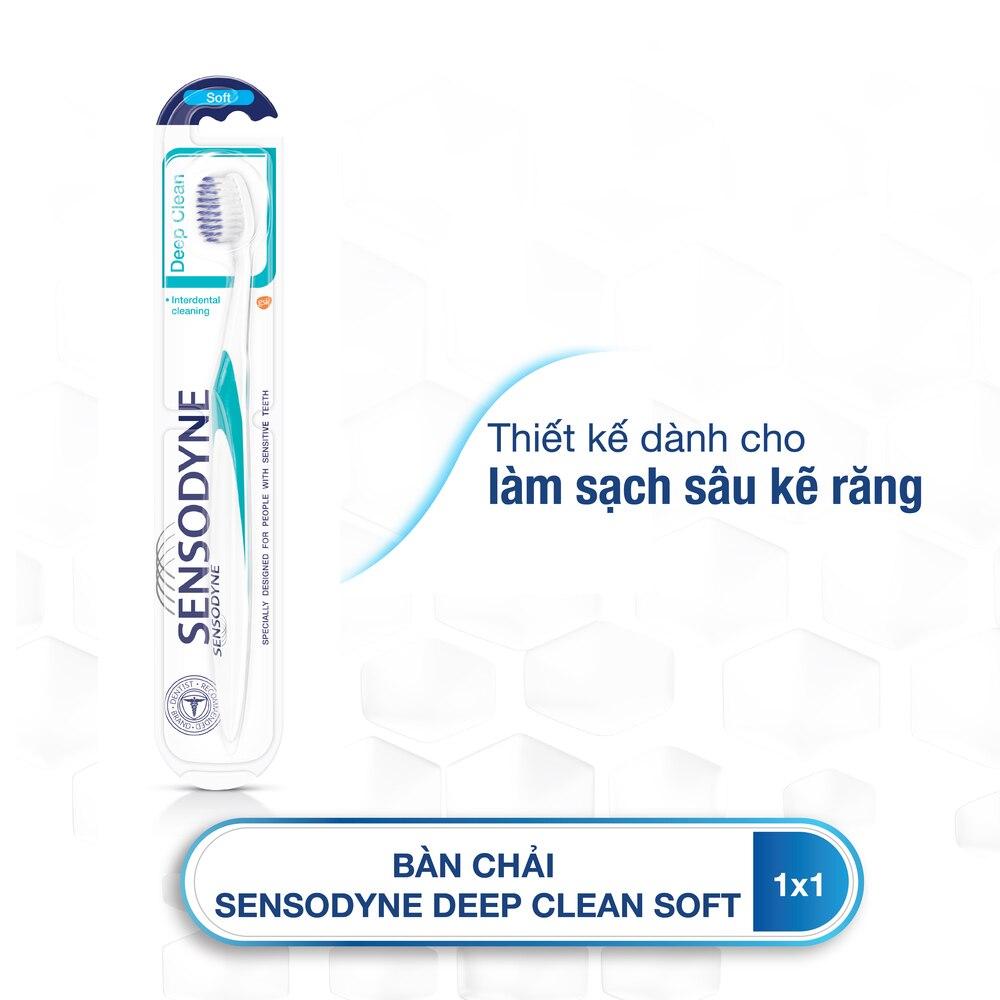 Bàn Chải Đánh Răng Sensodyne Deep Clean Lông Mềm Dành Cho Răng Nhạy Cảm 1 Cây