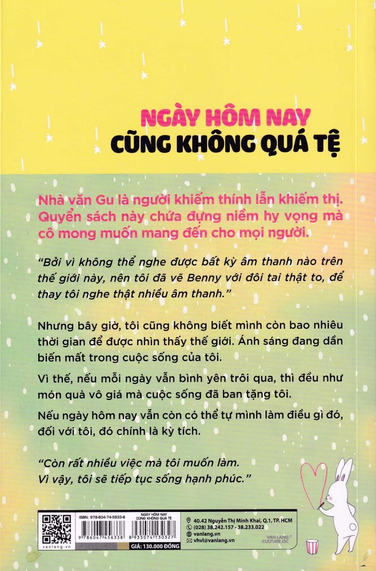NGÀY HÔM NAY CŨNG KHÔNG QUÁ TỆ