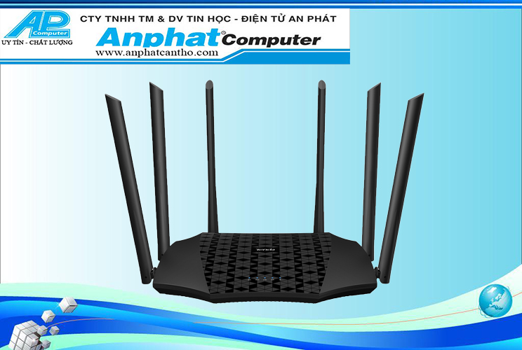 Bộ Phát Wifi Tenda AC21 2 Băng Tần Chuẩn AC2100 - Hàng Chính Hãng