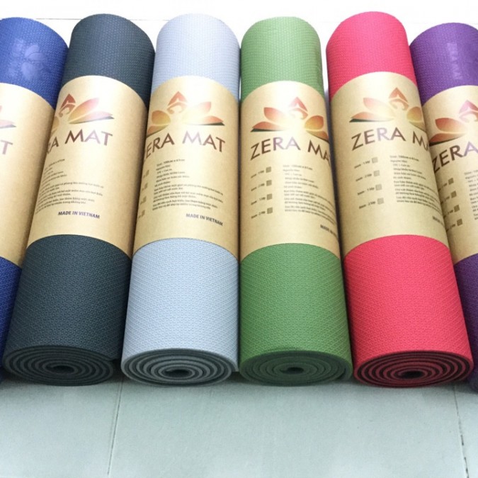 Thảm Yoga 2 Mặt Cao Cấp (173cm x 61cm x  6mm) Giao Màu Ngẫu Nhiên