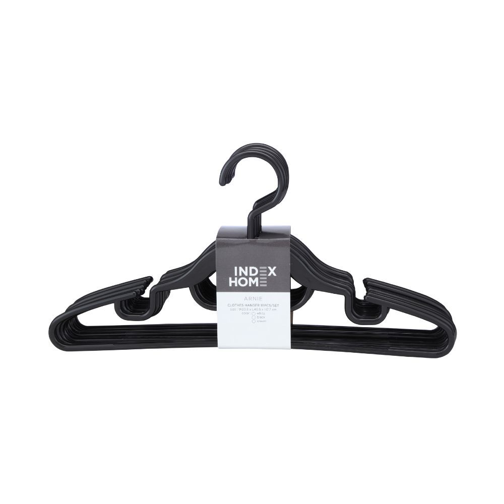 [ Freeship toàn quốc ] Móc Treo Quần Áo Màu Đen ARNIE | Index Living Mall | Nội Thất Nhập Khẩu Thái Lan