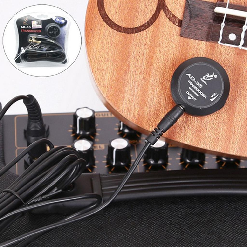 Piezo Guitar Pickup for Ukulele Violin Mandolin Acoustic Guitar Accessory