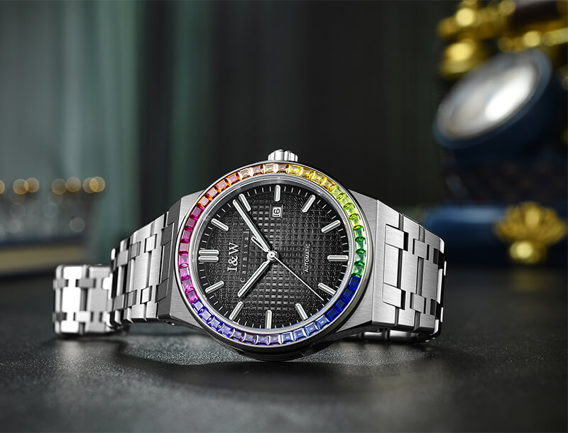Đồng hồ nam chính hãng IW Carnival IW716G-5 ,Kính sapphire,chống xước,Chống nước30m,BH24 tháng,Máy điện tử(pin),dây da