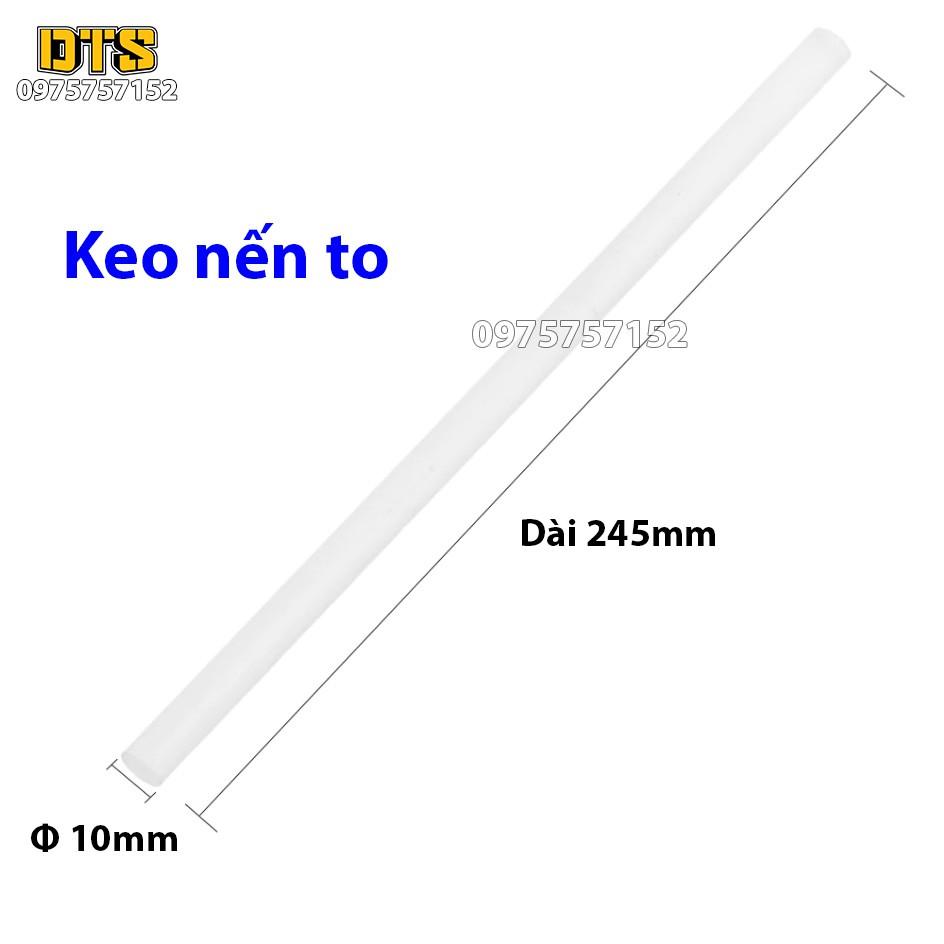 Combo thanh keo nến Silicon chất lượng cao chuyên dùng cho súng bắn keo đường kính 10mm, 7mm keo ra đều siêu dính