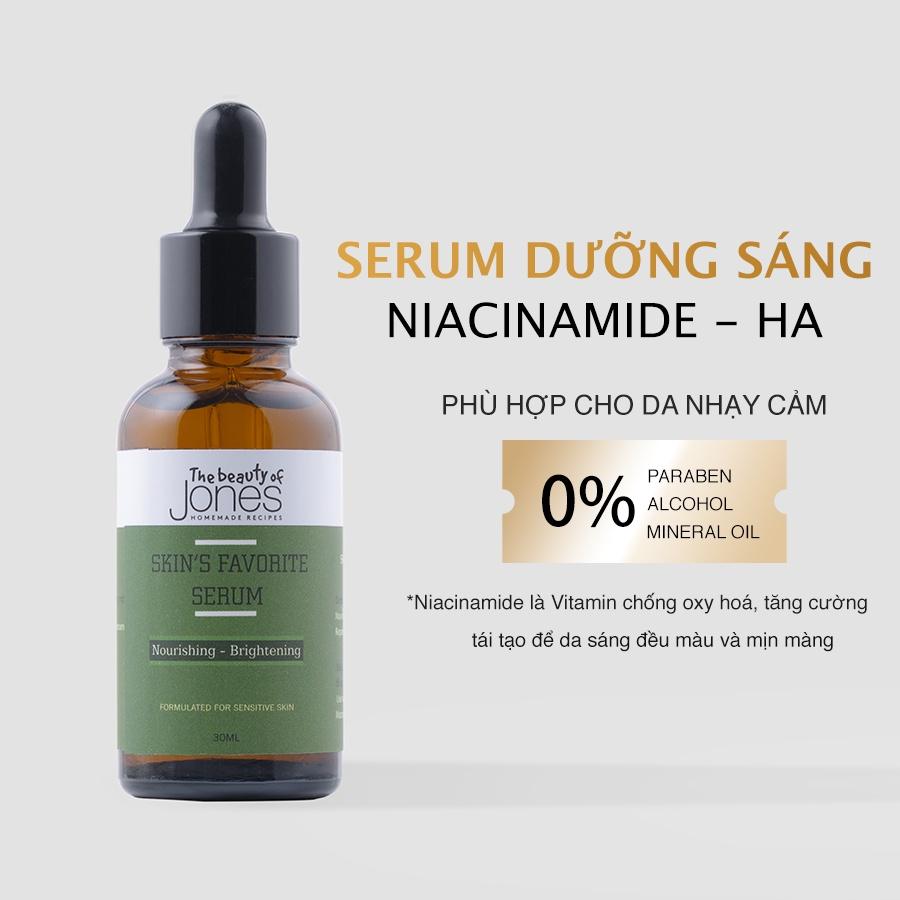 Serum dưỡng sáng da mụn nhạy cảm The Beauty of Jones
