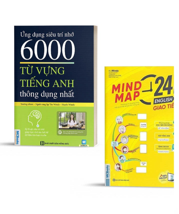 Combo Mindmap 24h English Và Ứng Dụng Siêu Trí Nhớ 6000 Từ Vựng Tiếng Anh Thông Dụng Nhất - Bản Quyền