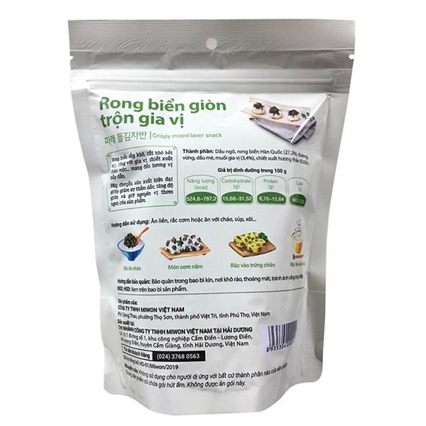 Rong biển giòn trộn gia vị O'Food