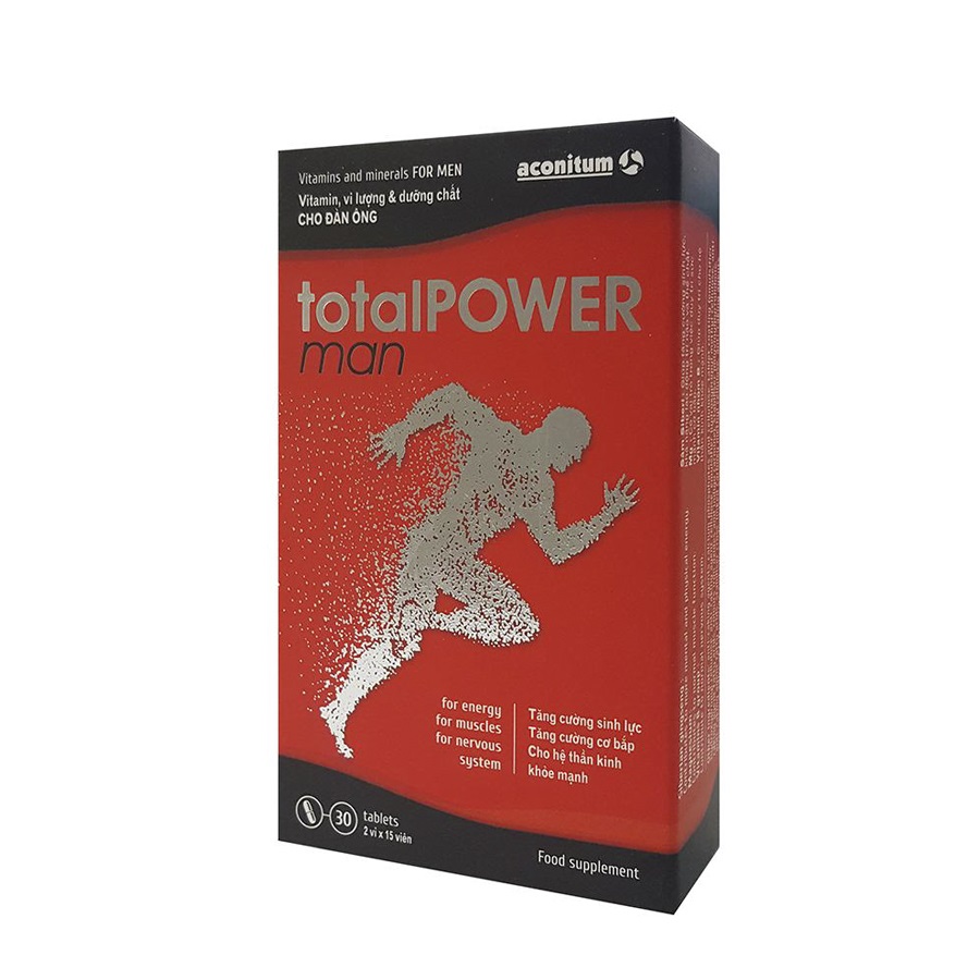 TotalPower Man (Hộp 2 vỉ x 15 viên)