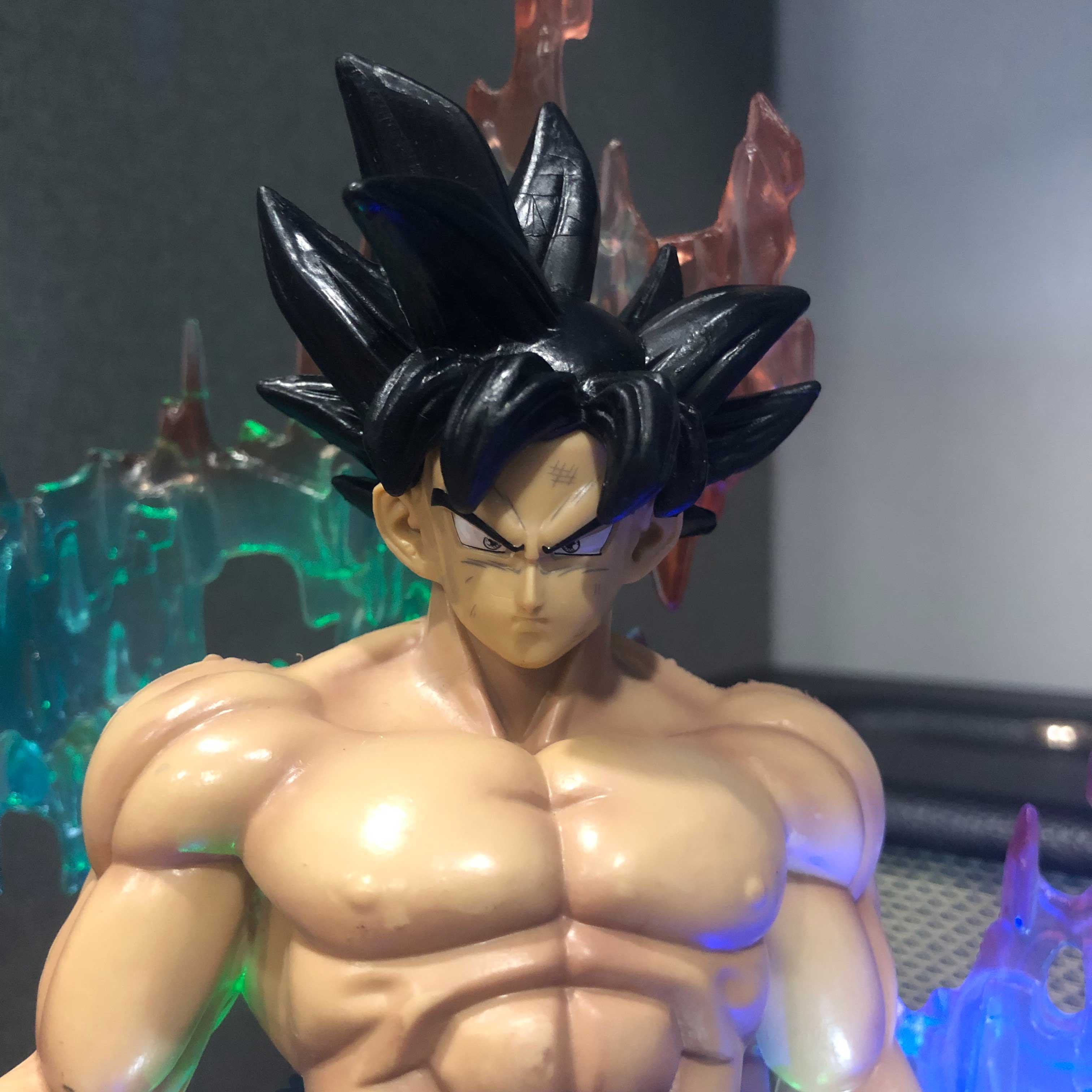 Mô hình Son Goku bản năng vô cực 35 cm có LED (usb) - Dragon Ball