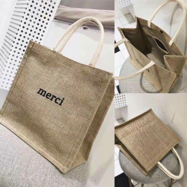 Túi xách túi cói Merci, Someday phong cách Vintage! đi biển,đi chợ,đi chơi...