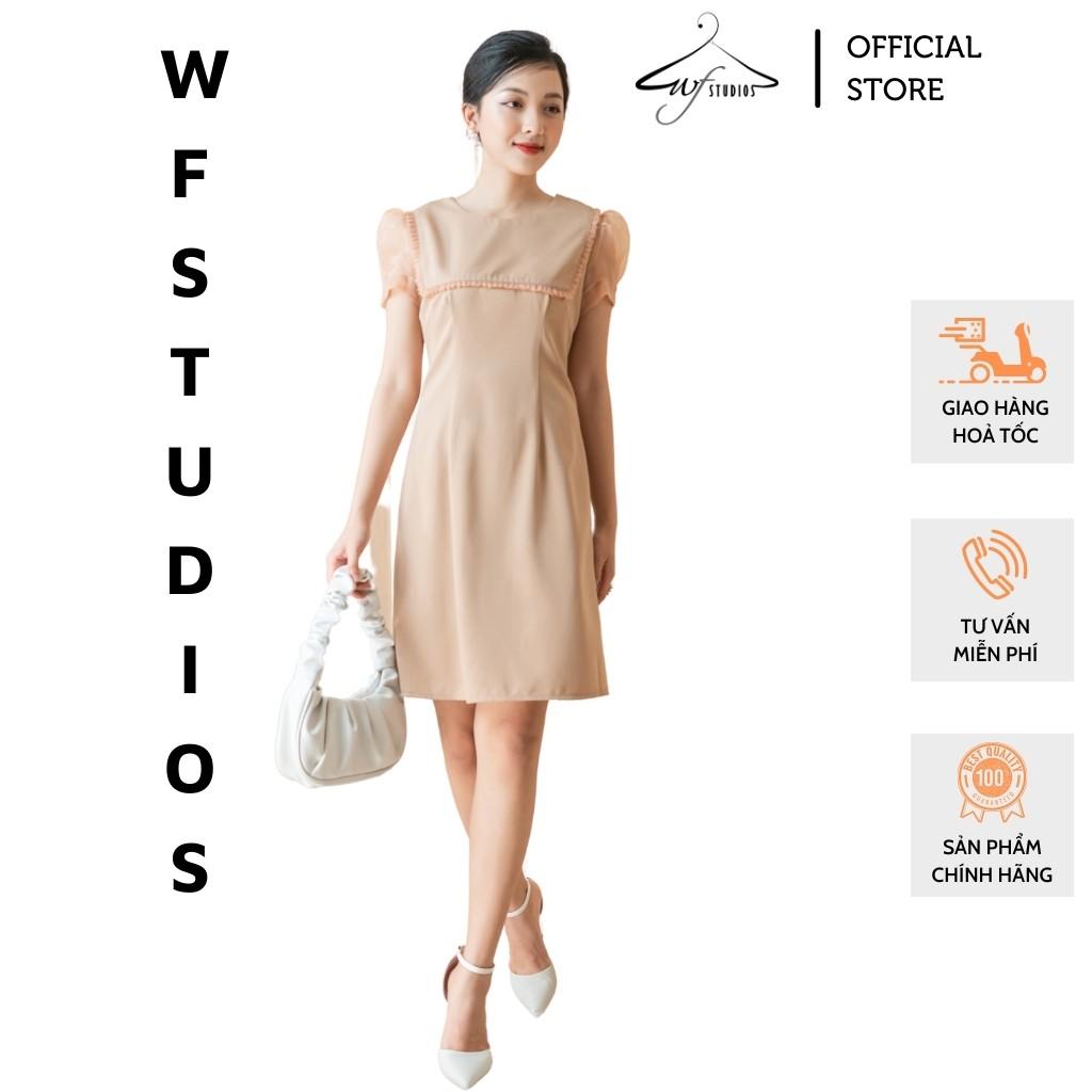 Váy tay bồng cổ cách điệu-Jessie Dress-V08-wfstudios