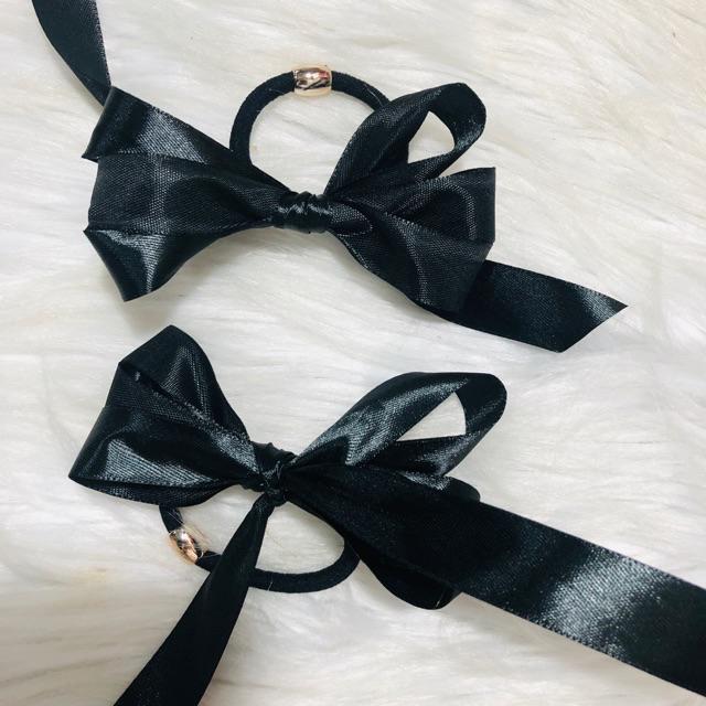 Buộc tóc nơ đủ màu. Sizr Trung Giá: 7k/ cái