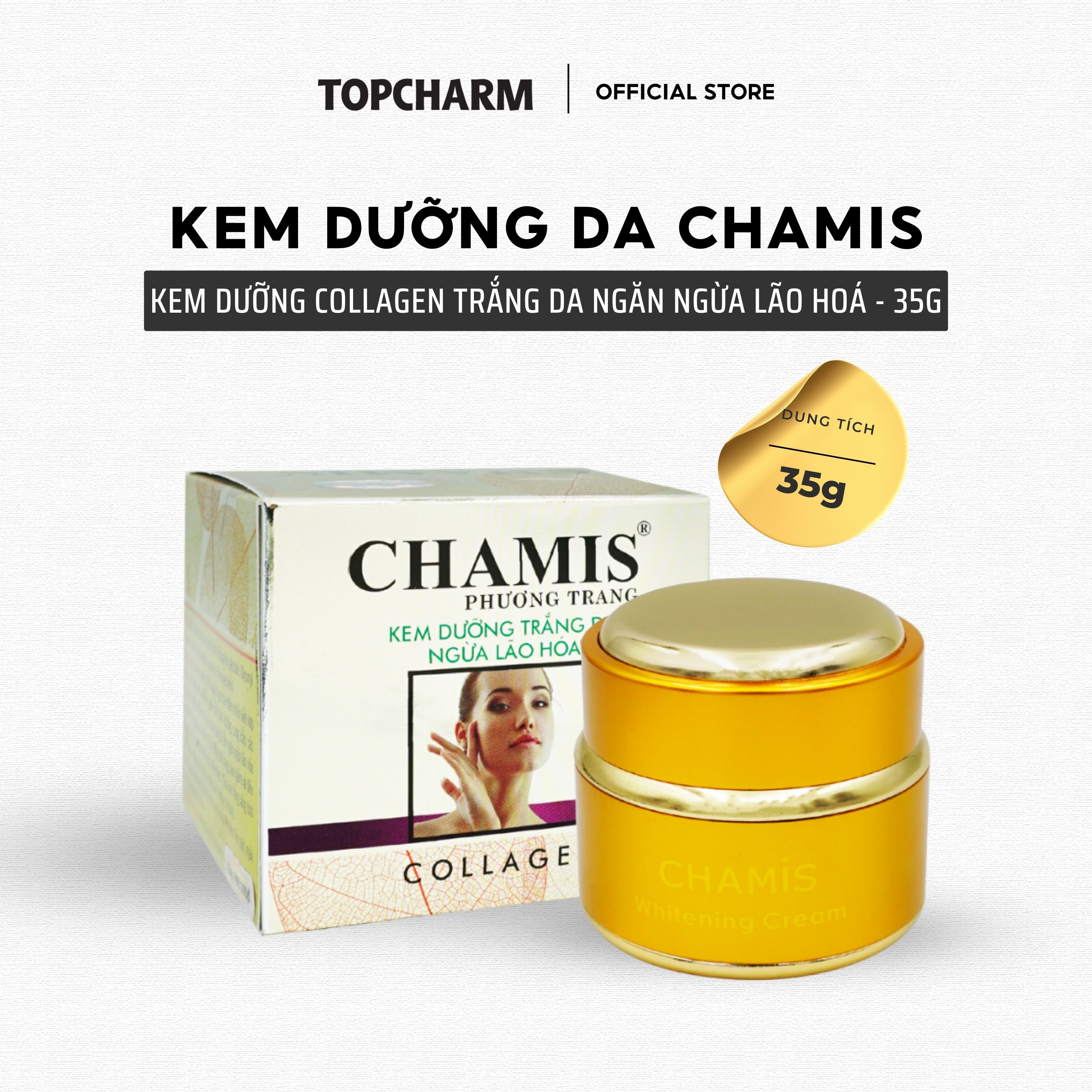 KEM DƯỠNG NGĂN NGỪA LÃO HÓA TINH CHẤT NGỌC TRAI CHAMIS