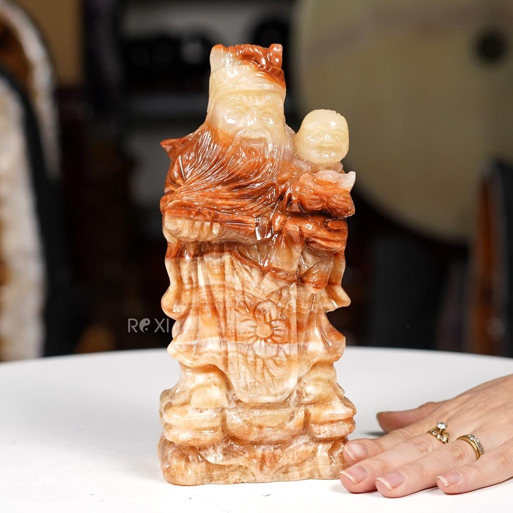 Tam đa Phúc Lộc Thọ đá 20cm