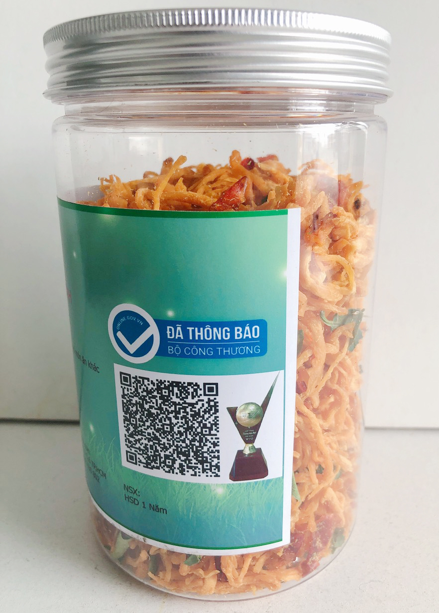 Khô gà xe lá chanh loại thượng hạng cay té lưởi (1kg)