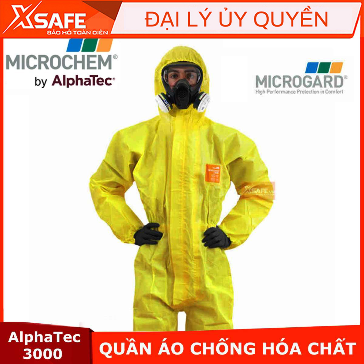 Quần Áo Chống Hóa Chất Alphatec 3000