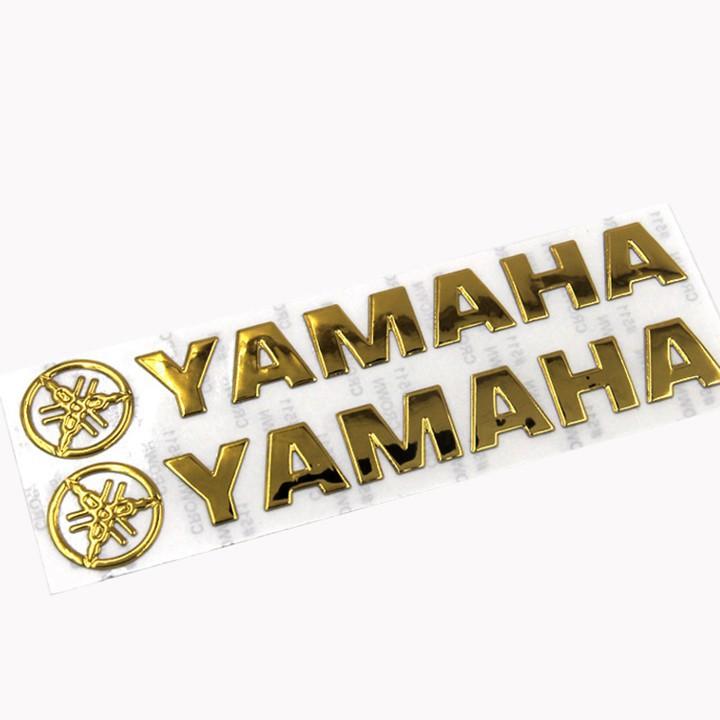 TEM CHỮ NỔI DÀNH CHO XE YAMAHA CÓ LOGO KÈM