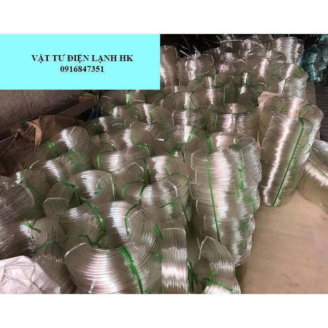 Ống dây tuy ô nhựa trong mềm phi 12, lắp bơm chìm bể cá, bơm quạt hơi nước,..
