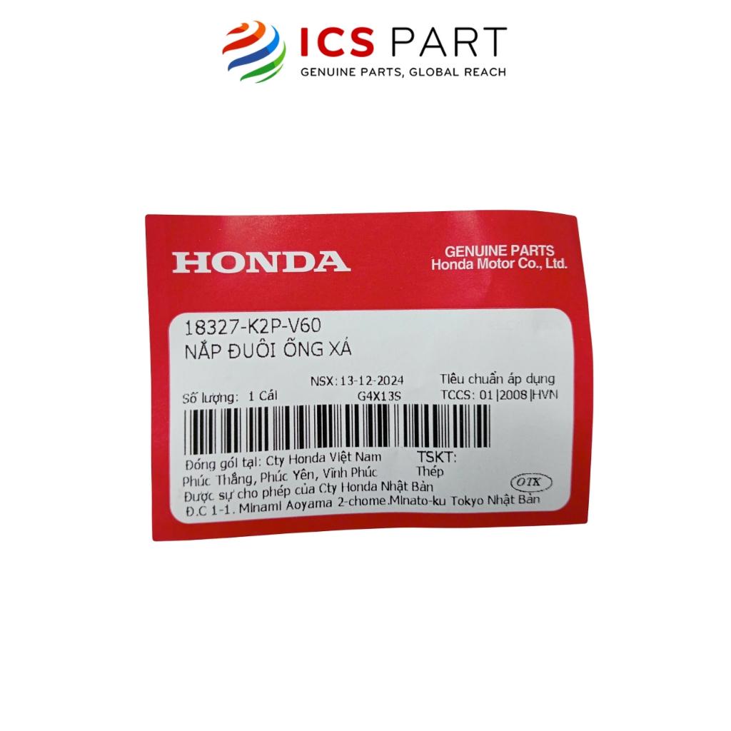 Nắp Đuôi Ống Xả HONDA Winner X V3 2022 Màu Đen (18327K2PV60)