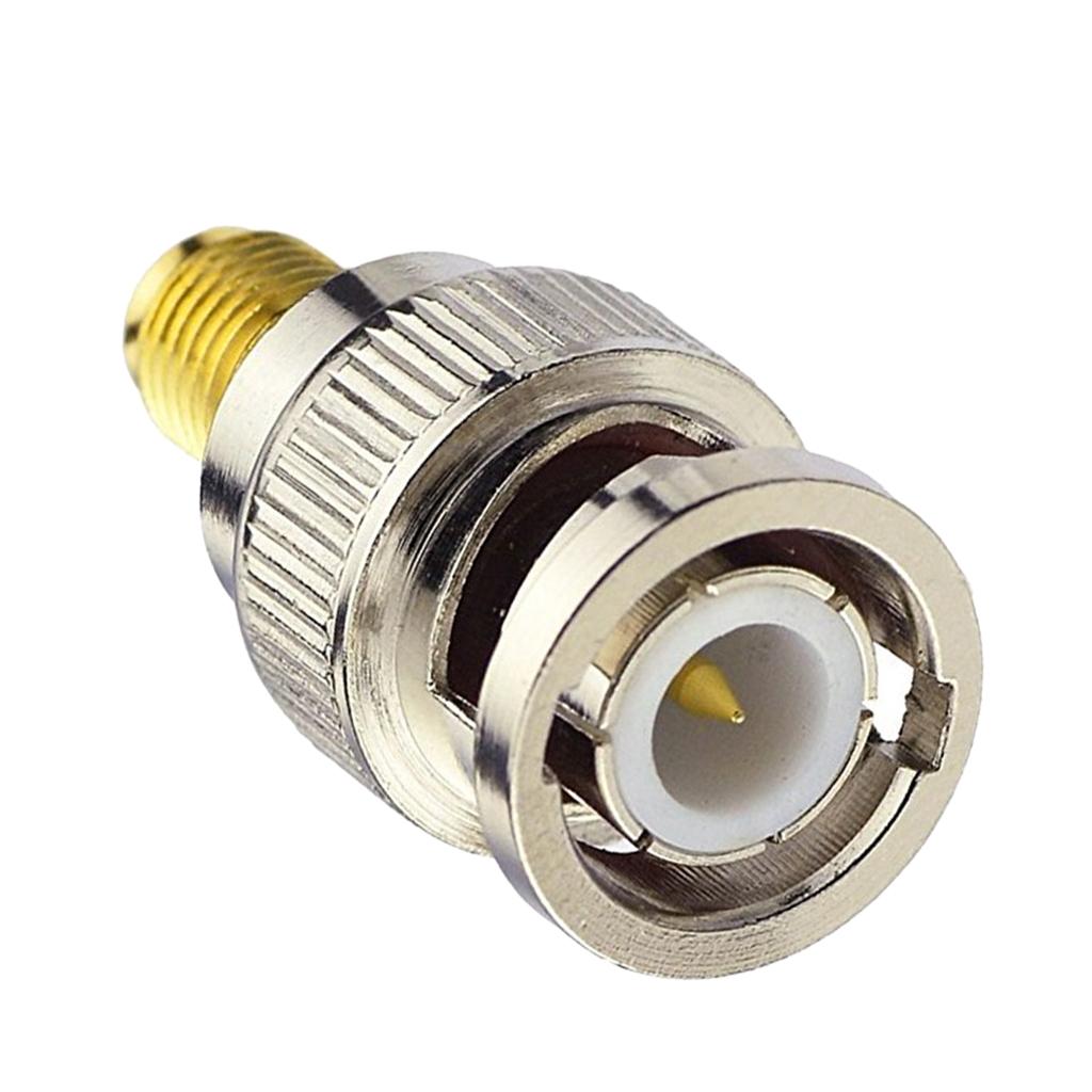 SMA Female To BNC Male RF Coax Coaxial Adapter Converter Connector Jack Plug
