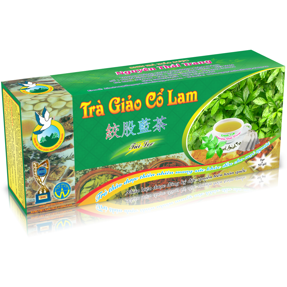 Combo 3 Hộp Trà Giảo Cổ Lam Kiểm Soát Vóc Dáng, Giảm Béo (Hộp 50 Túi Lọc X 2g)- Nguyên Thái Trang – Thảo Dược Thiên Nhiên – Tốt Cho Sức Khỏe