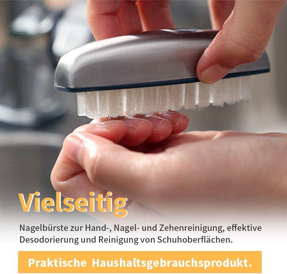 2x bàn chải rửa tay, bàn chải móng tay, thép không gỉ, mùi hôi, cho DIY, rửa tay, trong phòng tắm, nhà bếp để làm sạch