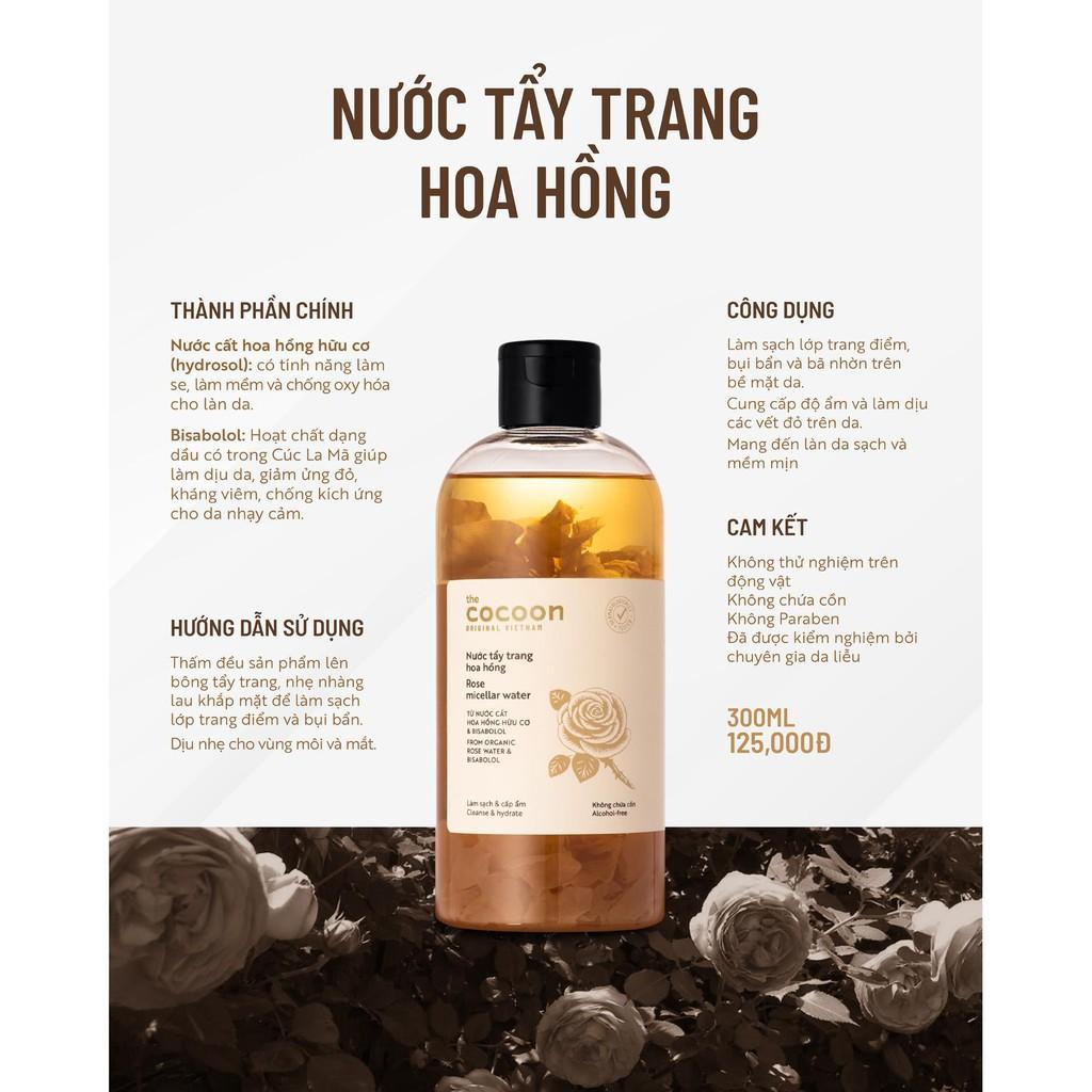 Nước tẩy trang hoa hồng- Cocoon chính hãng