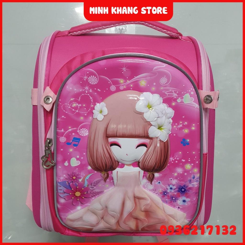 Cặp/ Balo chống gù tiểu học cho bé gái cấp 1 hàng siêu nhẹ, siêu êm