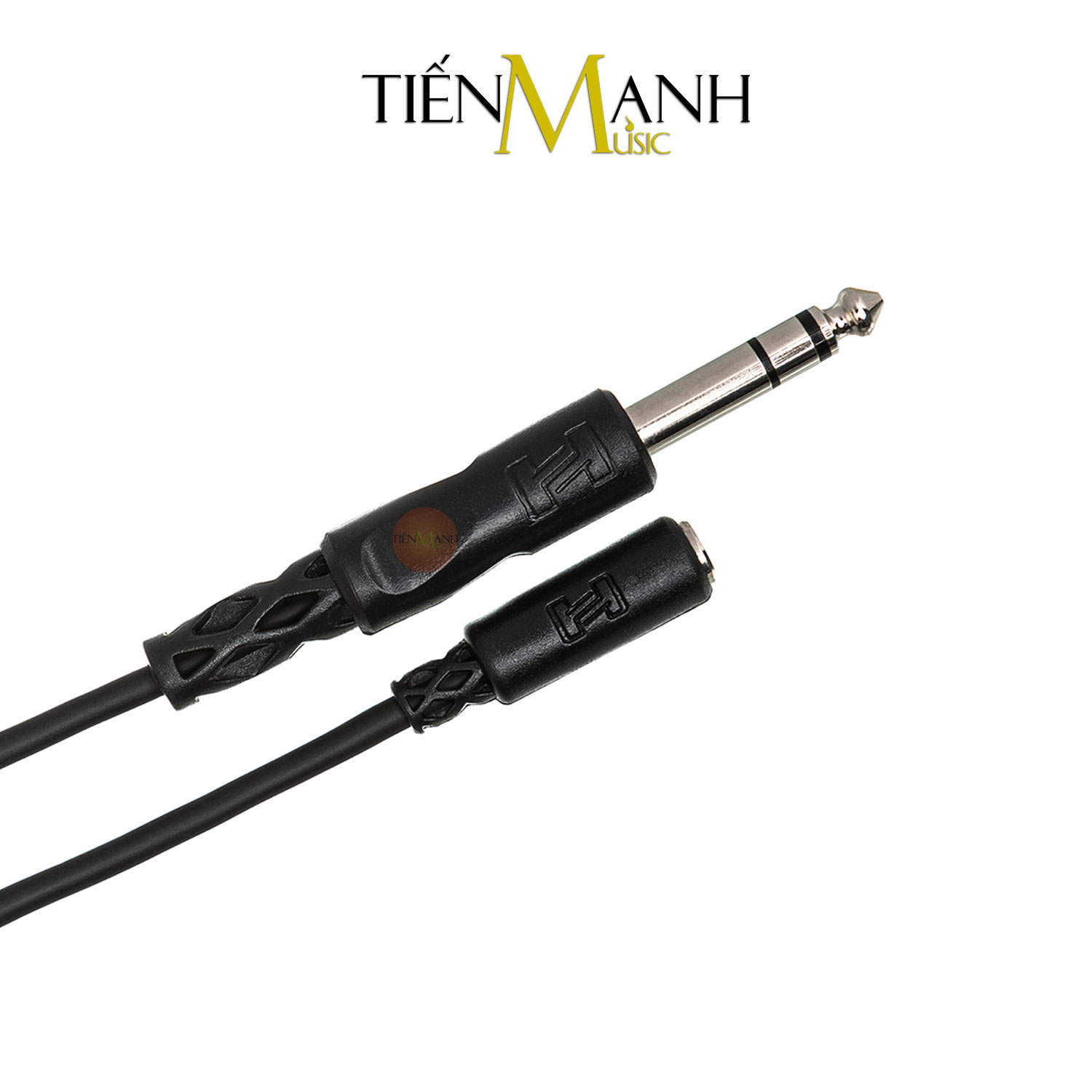 Dây Cáp Nối Dài Tai Nghe 3.5mm TRS Sang 6ly Stereo TRS Hosa MHE-310 Dài 3m Headphone Extension MHE310 Hàng Chính Hãng