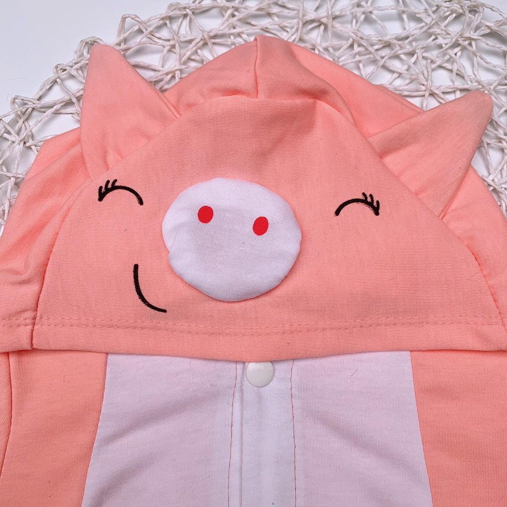 BODY ĐÙI HÌNH THÚ NGỘ NGHĨNH CHO BÉ TRAI VÀ BÉ GÁI 3-14KG, VẢI MỀM MỊN CO GIÃN 4 CHIỀU -