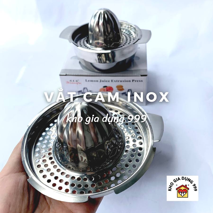 DỤNG CỤ VẮT CAM INOX - TIỆN LỢI, THÔNG MINH &amp; NHỎ GỌN