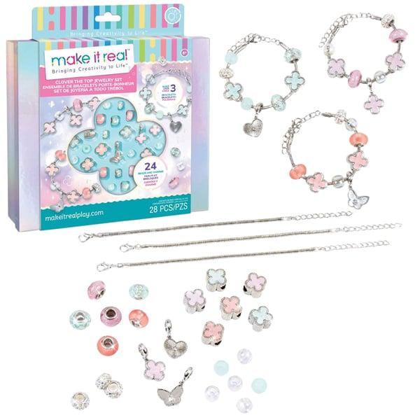 Bộ Làm Vòng Tay Cỏ Bốn Lá May Mắn - Make It Real 1734MIR