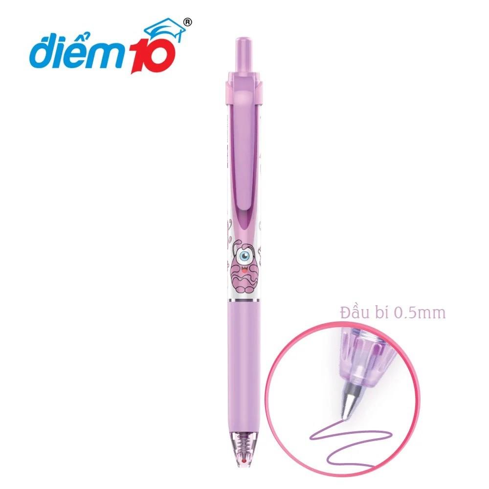 Combo 20 Bút Gel Thiên Long Mondee TP-GELE003- 3 màu mực Xanh/ Tím