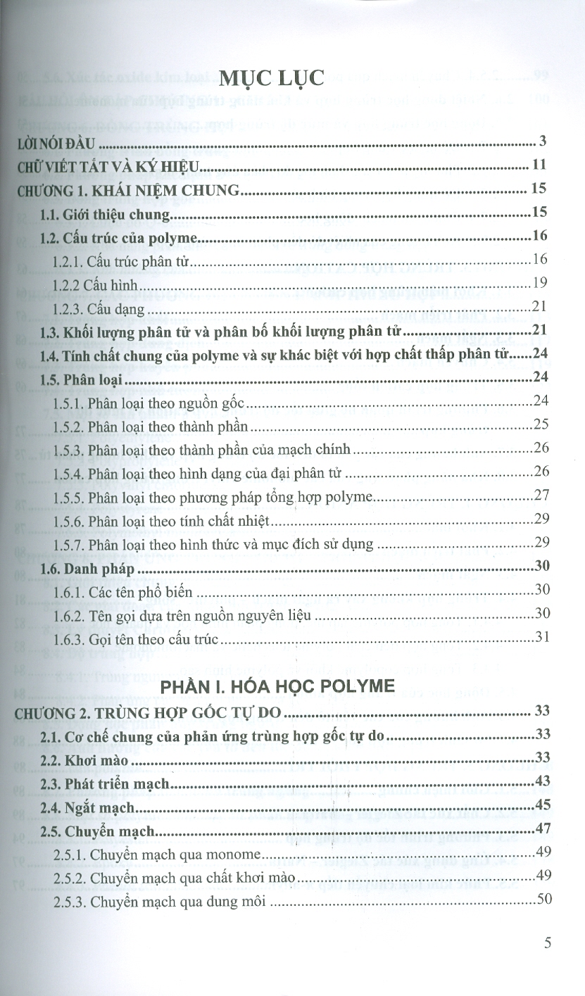 Hóa Học Và Hóa Lý Polyme - PGS.TS. Đặng Việt Hưng, GS.TS. Bùi Chương