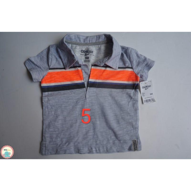 Áo thun có cổ Polo xuất dư bé trai