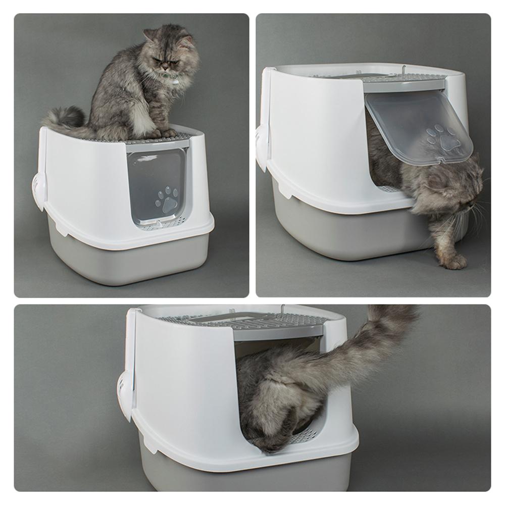 Nhà Vệ Sinh Có Nắp Đậy Cho Mèo