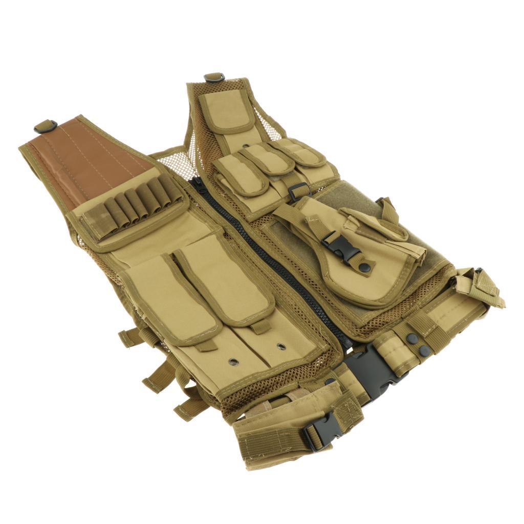 600D Tactical Vest Combat Assault Molle Attachment Rig Combat Training Vest