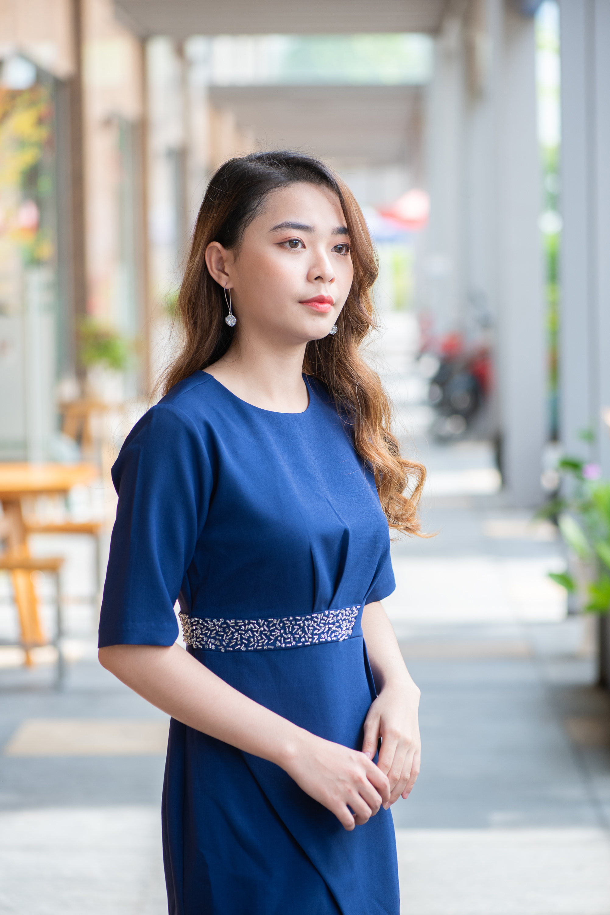 ĐẦM XẾP NGỰC KẾT HẠT