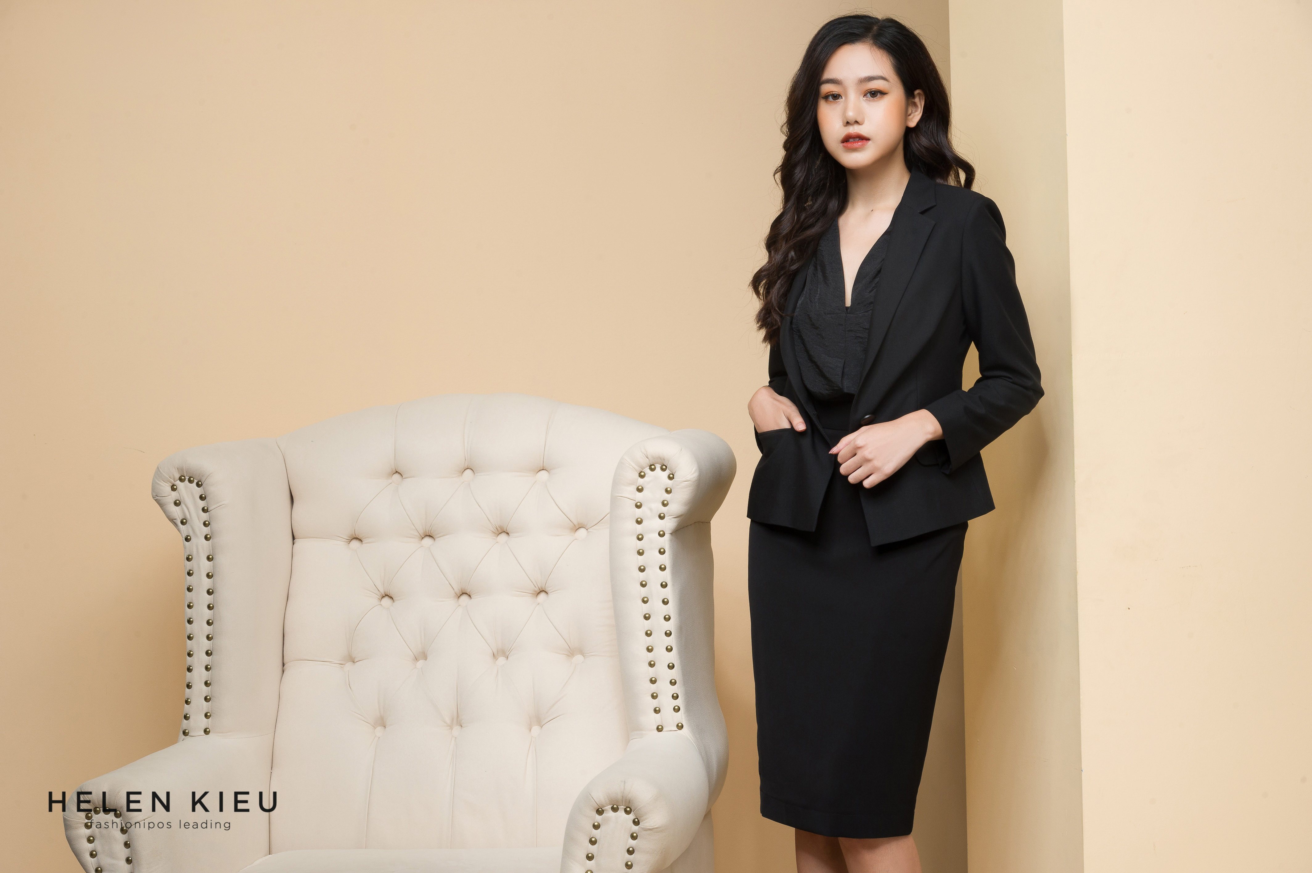 [HÀNG THIẾT KẾ] ️ BỘ ÁO VEST BASIC THIẾT KẾ MỚI NHẤT -THIẾT KẾ HELEN KIỀU LUXURY