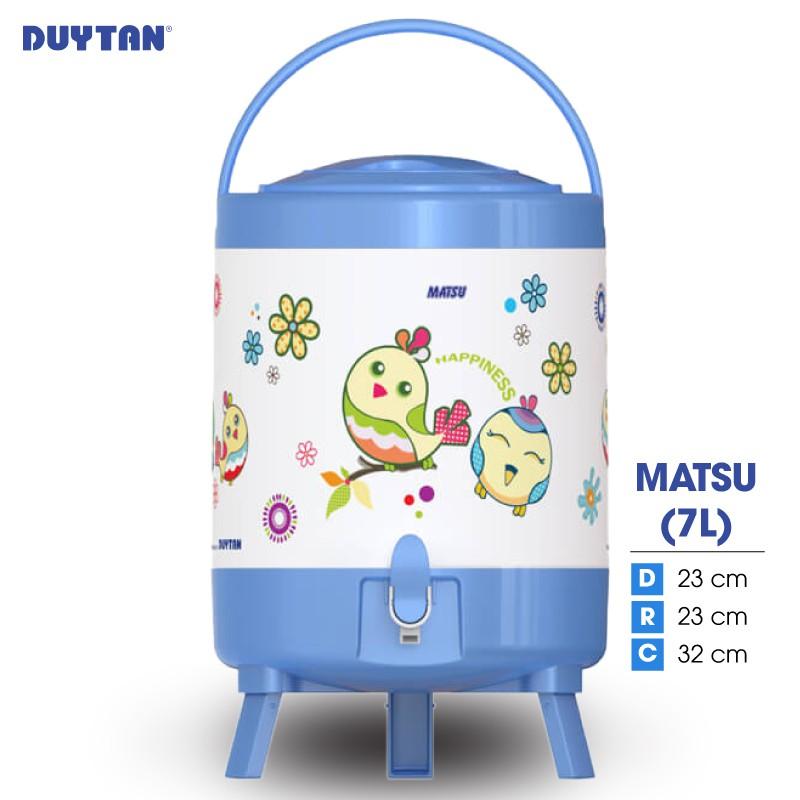 Bình đá cách nhiệt Duy Tân Matsu 7 Lít - Kích thước 23 x 23 x 32 cm