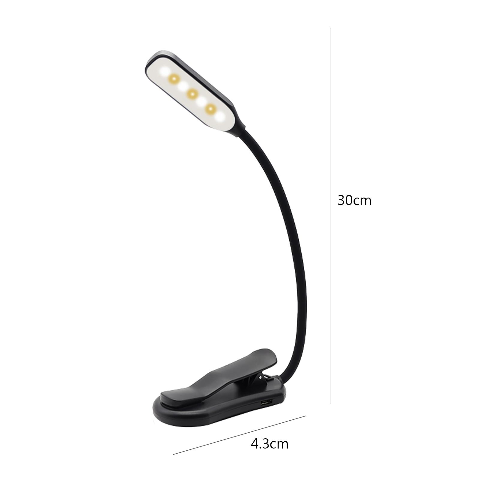 Đèn đọc sách ban đêm Công tắc cảm ứng với 7 LED và 3 độ sáng
