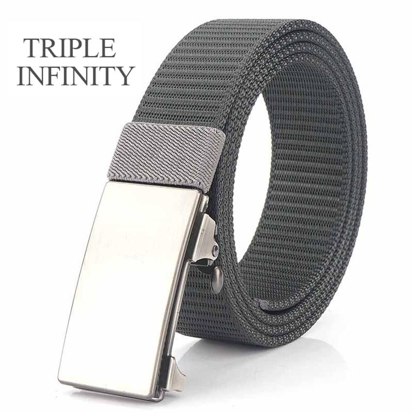 Thời Trang Nylon Khóa Tự Động Nam Dây Khoác Chiến Thuật Lô Canvas Thoáng Khí Bền Công Việc Kinh Doanh Quần Jean Thiết Kế Đai Mới