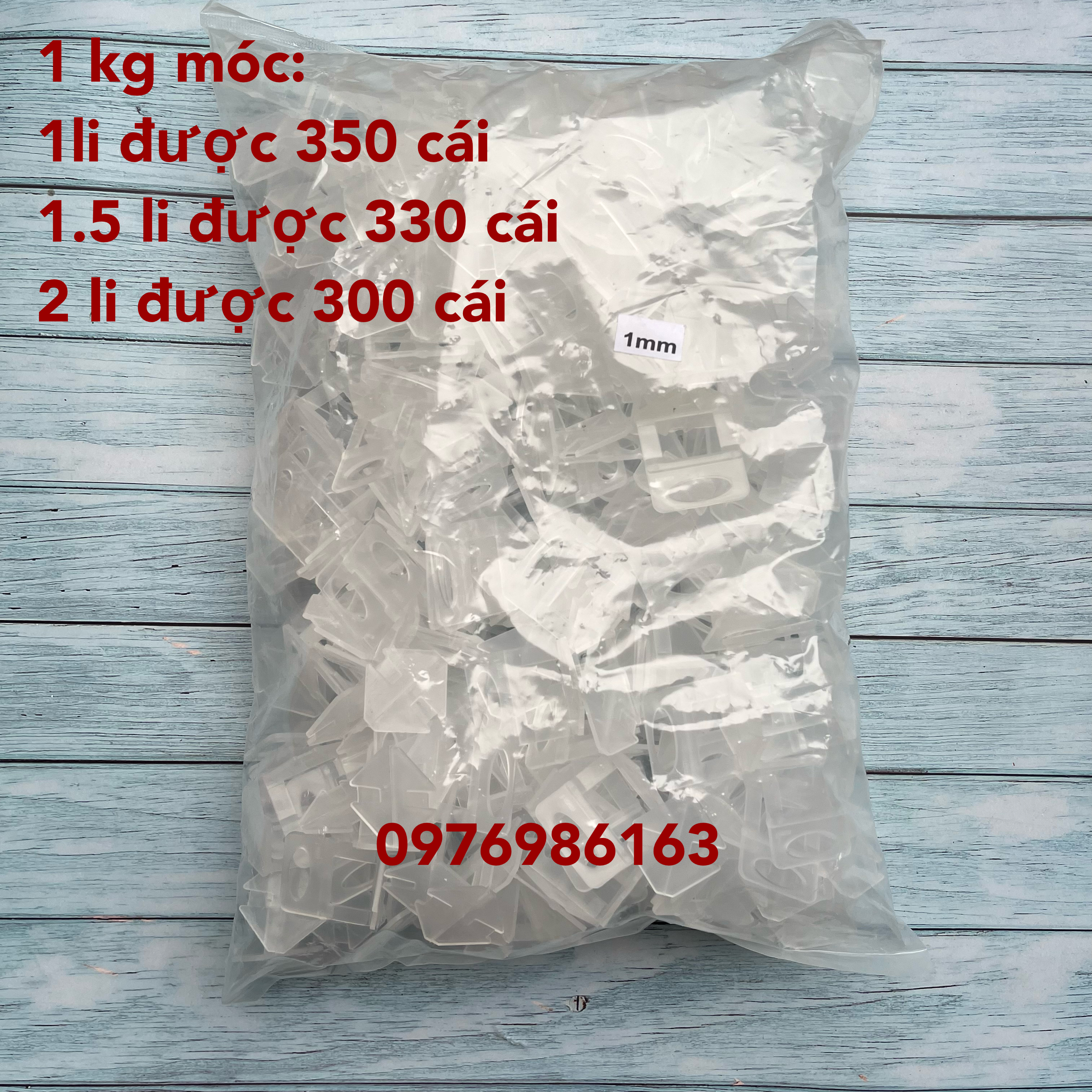 Túi 1kg ke nêm cân bằng gạch (1kg được 140 cái)