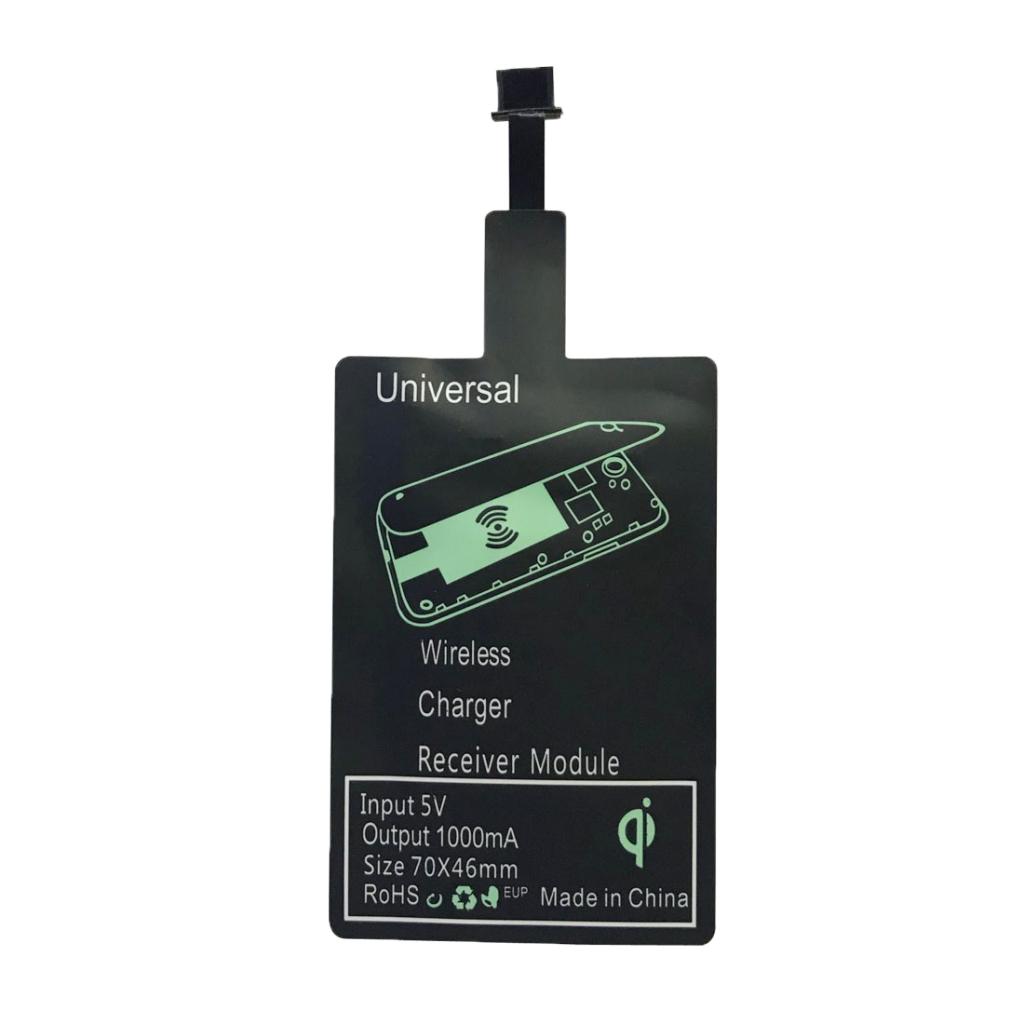 Qi Wireless Charging Receiver Pad Micro USB Charger Dock Module for Android Cell Phones