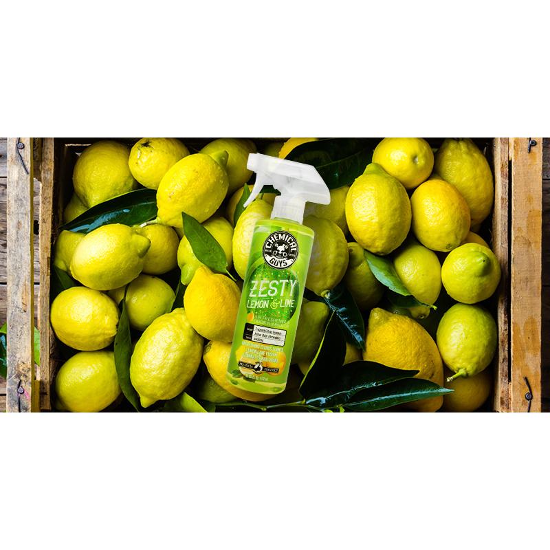 Khử mùi nội thất hương chanh sả CHEMICAL GUYS ZESTY LEMON &amp; LIME - 473 ml